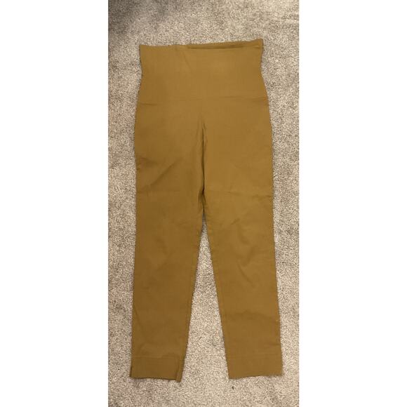 Bitte Kai Rand Magic FoldOver Stretch Slim Trouser Pants in Mustard, L - Picture 2 of 6
